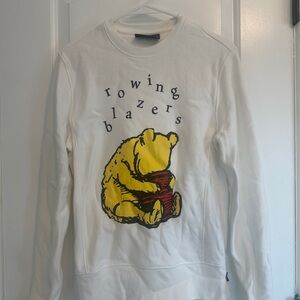 Rowing Blazers White Sweatshirt Winnie the Pooh